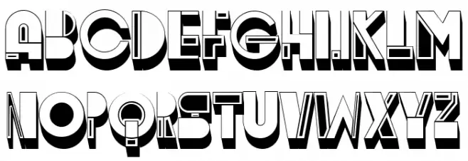 Bright Light Regular 字体 大写