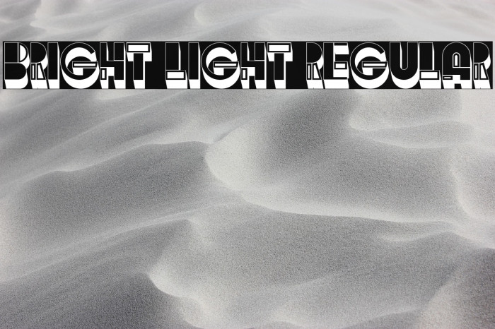 Bright Light Regular Example 1