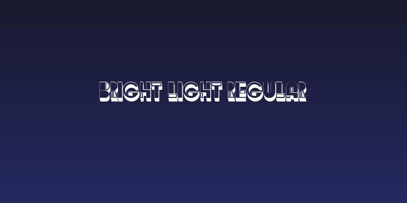 Bright Light Regular Social Header