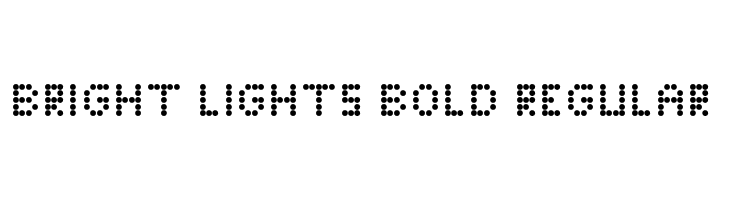 Bright Lights Bold Regular  لخطوط تنزيل