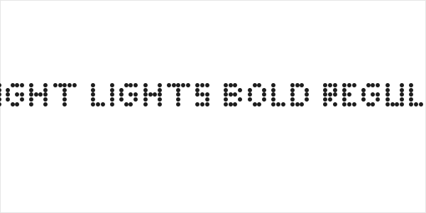 Bright Lights Bold Regular Logo