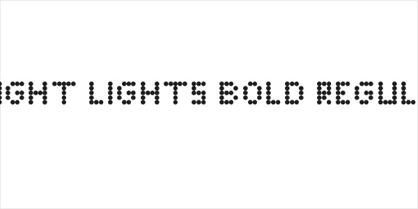 Bright Lights Bold Regular Logo