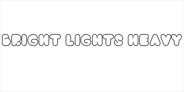 Bright Lights Heavy Logo