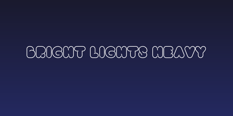 Bright Lights Heavy Social Header