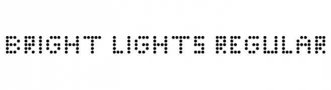 Bright Lights Regular  les polices de caractères gratuit tlcharger