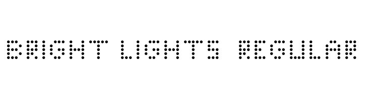 Bright Lights  Regular  フリーフォントのダウンロード