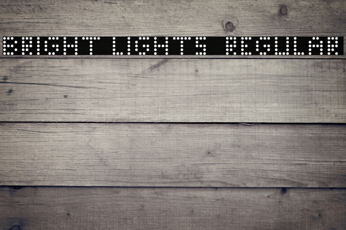 Bright Lights  Regular Example 3