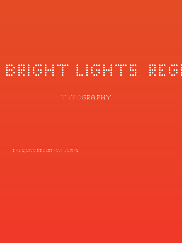 Bright Lights  Regular Poster