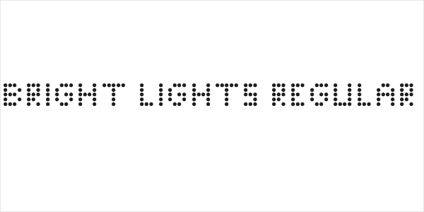 Bright Lights Regular Logo