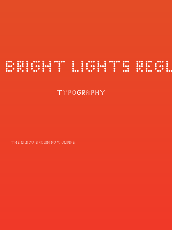 Bright Lights Regular Poster