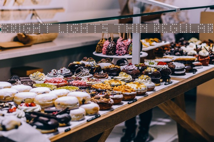 Bright Lights Thin Regular Font examples