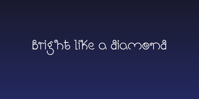 Bright Like A Diamond Social Header