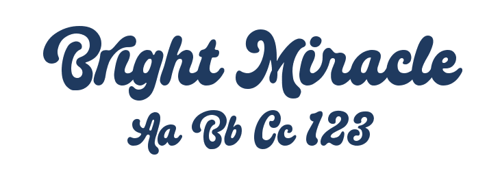 Bright Miracle Font Preview