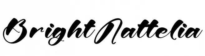 Bright Nattelia  baixar fontes gratis