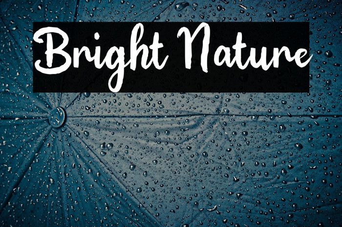 Bright Nature Example 3