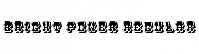Bright Power Regular  免费字体下载