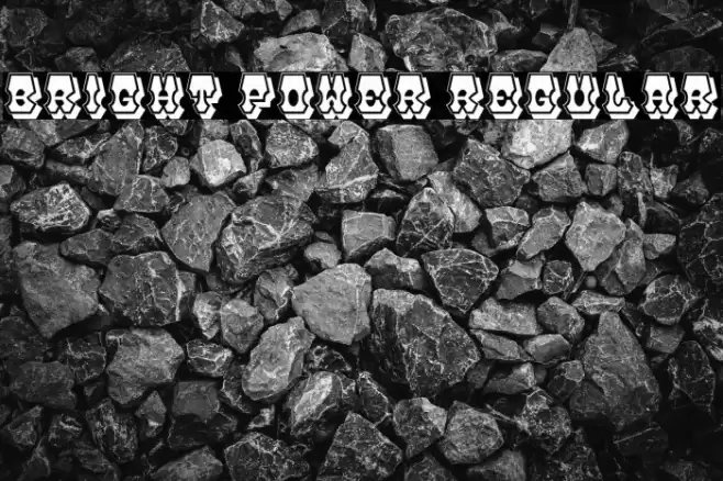 Bright Power Regular Font examples
