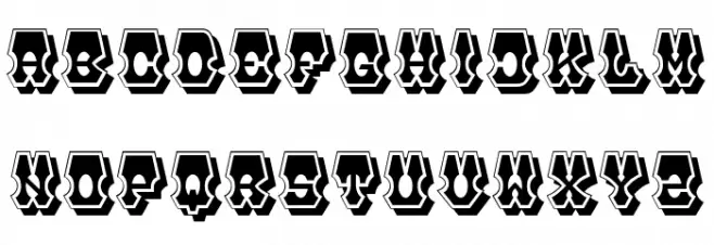 Bright Power Regular Font LOWERCASE