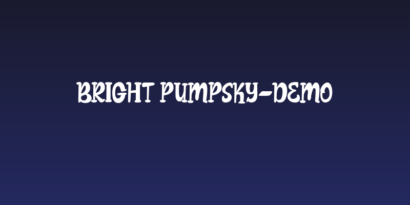 Bright Pumpsky-Demo Social Header
