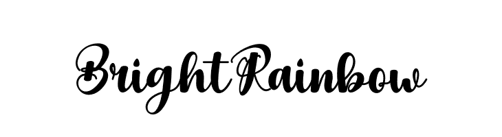 Bright Rainbow  baixar fontes gratis
