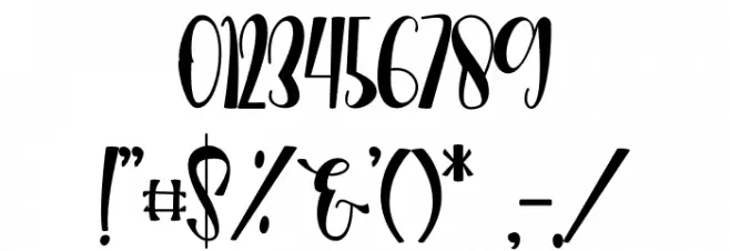 Bright Rainbow Font OTHER CHARS