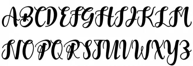 Bright Rainbow Schriftart Groß