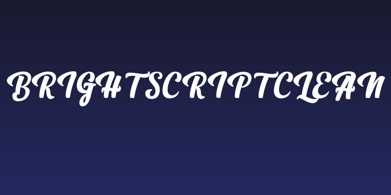 Bright Script Clean Social Header