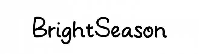 Bright Season  Fuentes Gratis Descargar