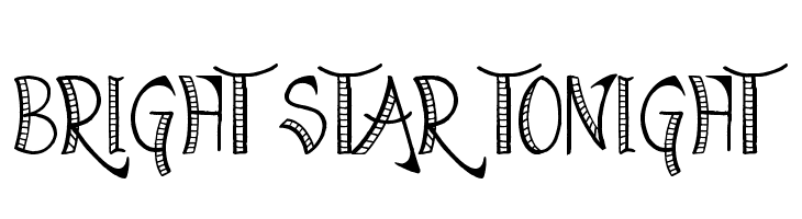 Bright Star Tonight Fonte
