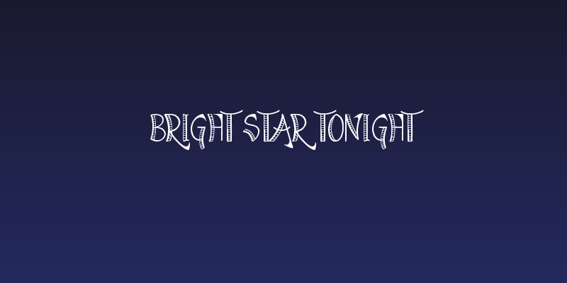 Bright Star Tonight Social Header