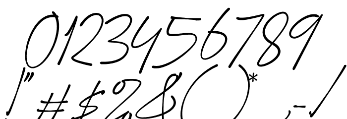 Bright Starla Font OTHER CHARS