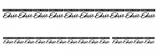 Bright Summer Demo Font OTHER CHARS