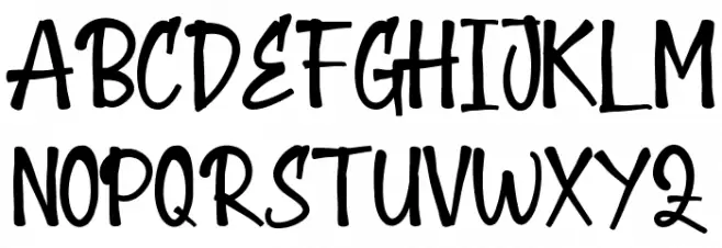 Bright Summer Demo Schriftart Groß