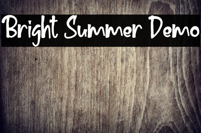 Bright Summer Demo Example 1