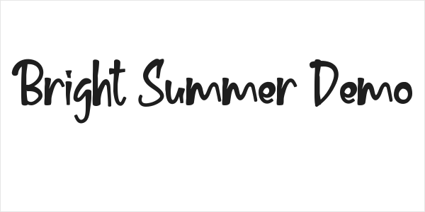 Bright Summer Demo Logo