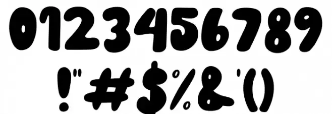 Bright Sunday Font OTHER CHARS