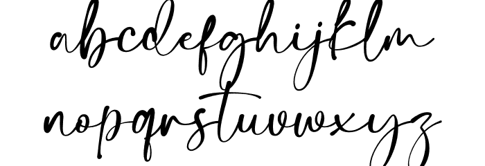 Bright Sunset Personal Use Font LOWERCASE