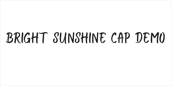 Bright Sunshine Cap Demo Logo