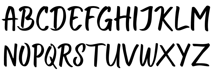 Bright Sunshine Cap Demo Font LOWERCASE