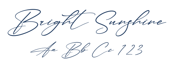 Bright Sunshine Font Preview