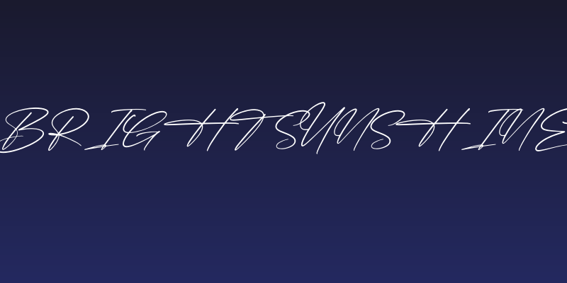 Bright Sunshine Social Header