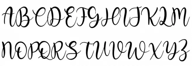 Bright Violet Schriftart Groß
