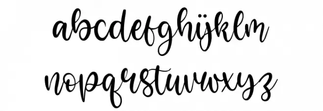 Bright Violet Schriftart Kleinbuchstaben