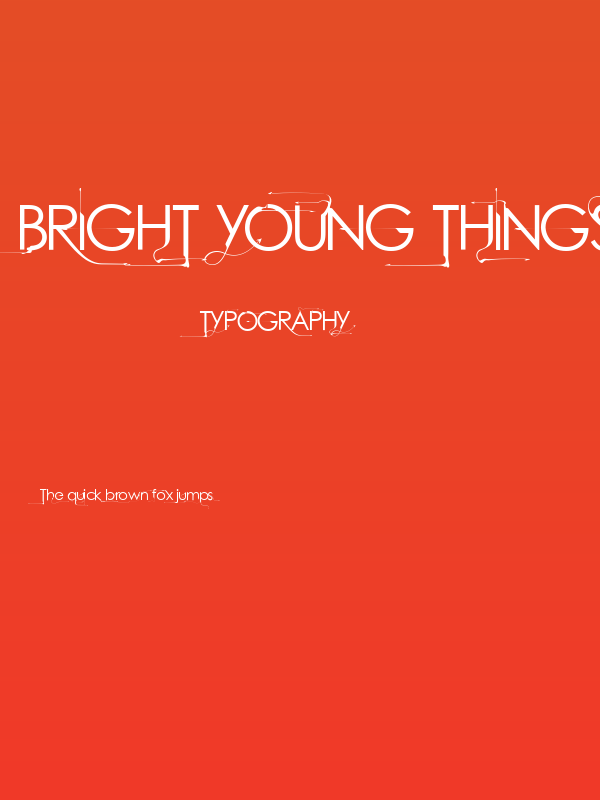 Bright Young Things Poster