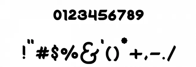 Bright beauty normal Font OTHER CHARS