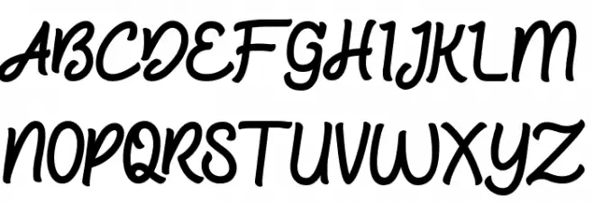 Bright beauty normal Schriftart Groß