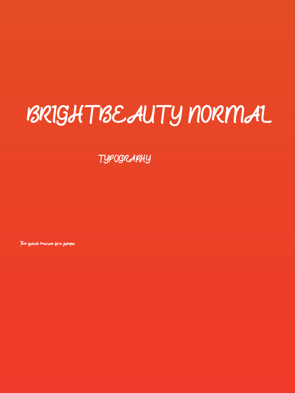 Bright beauty normal Poster