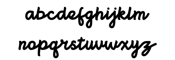Bright beauty normal Font LOWERCASE