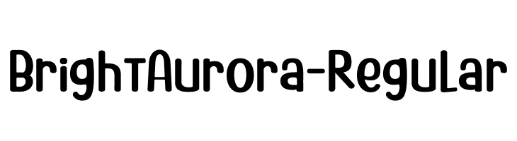 BrightAurora-Regular  Descarca Fonturi Gratis