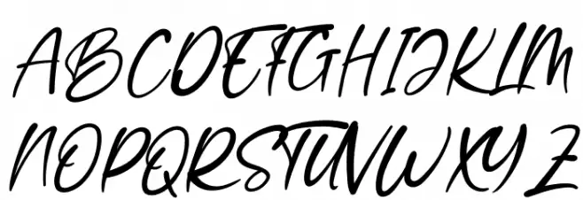BrightCheerfulRegular Schriftart Groß